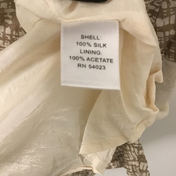 Silk textured pencil skirt - Picture 3 of 4